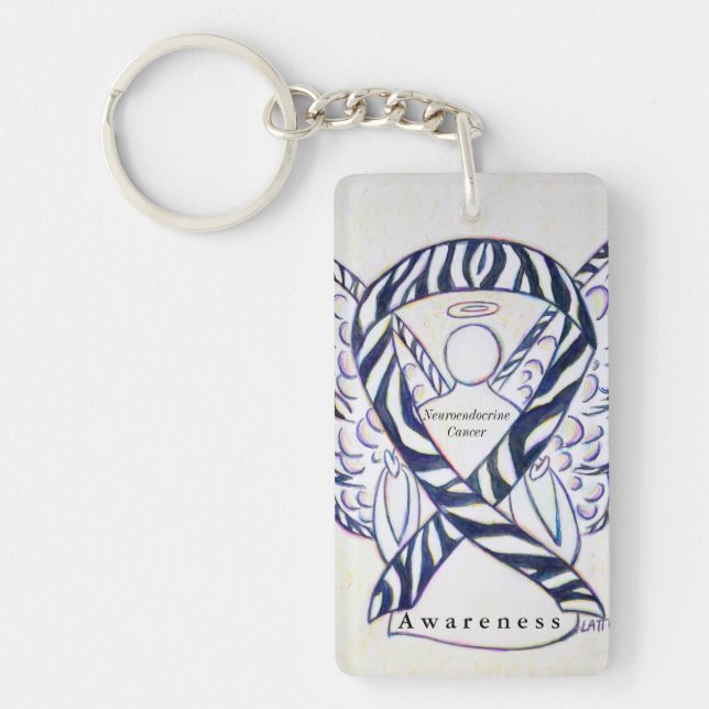 Neuroendocrine Cancer Awareness Porte - clé de rub (Devant)