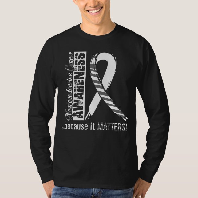Neuroendokrine Krebs-Bewusstseins-T - T-Shirt (Vorderseite)