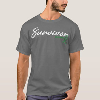 Neurofibromatose Awareness Survivor Glitzer Ribbo T-Shirt