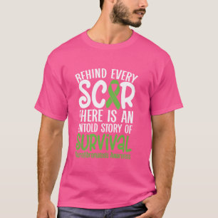 Neurofibromatose Bewusstsein hinter jedem Scar Gre T-Shirt