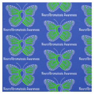 Neurofibromatose-Schmetterlings-Bewusstseins-Band Stoff