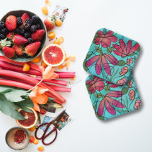 NEUROGRAFISCHE FRÜHSTÜCKSBLUMEN WASSERFARBEN