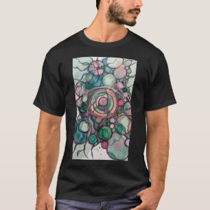 Neurografische Kunst Unisex T-Shirt Abstract Organ