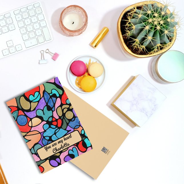 NEUROGRAPHISCHE DIGITALE WASSERFARBEN FEIERTAGSKARTE (Von Creator hochgeladen)