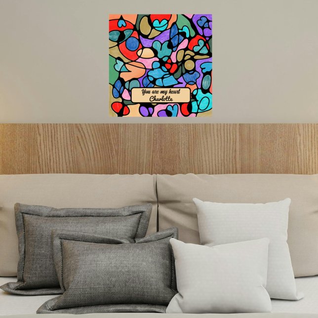 NEUROGRAPHISCHE DIGITALE WASSERFARBEN POSTER (Von Creator hochgeladen)