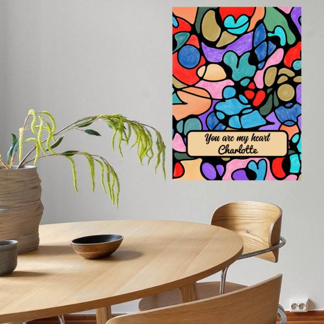 NEUROGRAPHISCHE DIGITALE WASSERFARBEN POSTER (Von Creator hochgeladen)