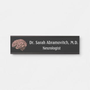 Neurologe Büroschilder Unterzeichnung Türschild