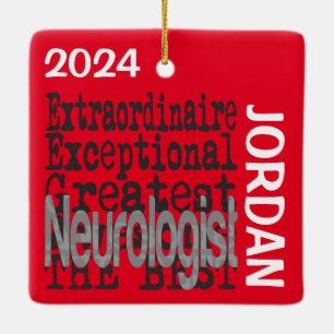 Neurologe Extraordinaire CUSTOM Keramikornament
