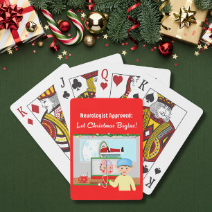 Neurologe genehmigt: Weihnachten beginnt Weihnacht Spielkarten