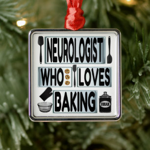 Neurologe Lieben Backen Ornament Aus Metall
