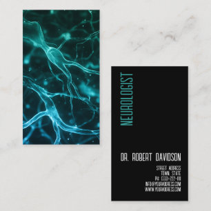 Neurologe Nerves Doctor Medical Modern Bold Visitenkarte
