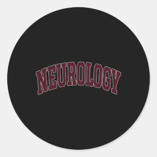 Neurologe Neurochirurg Neurosur Runder Aufkleber