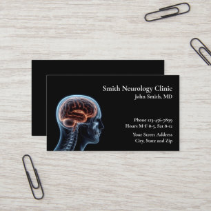 Neurologe Neurologie Neurochirurg Visitenkarte