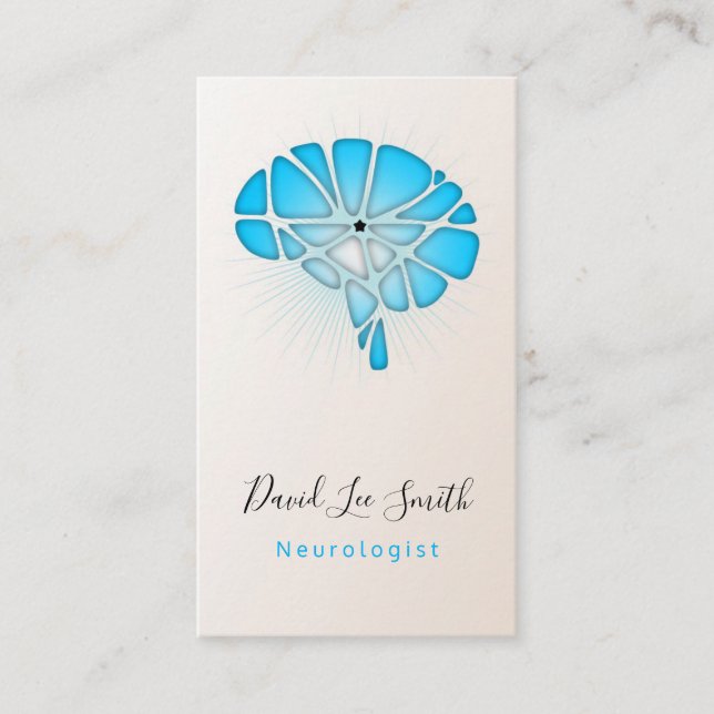 Neurologe / Psychologe Visitenkarte (Vorderseite)