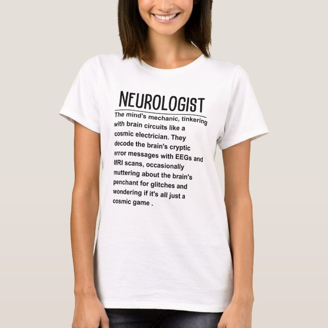 Neurologe T-Shirt (Vorderseite)