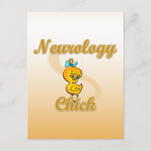 Neurologie Chick Postkarte (Vorderseite)