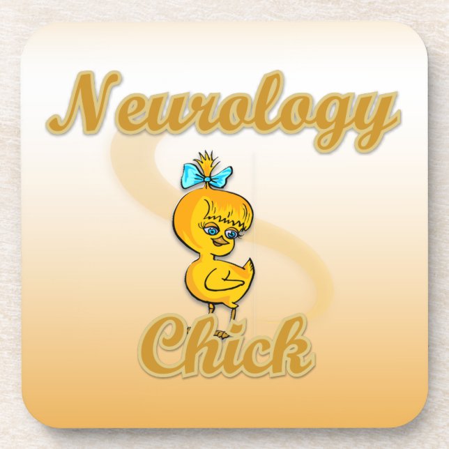 Neurologie Chick Untersetzer (Vorderseite)