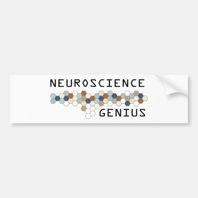 Neurologie-Genie Autoaufkleber (Vorne)