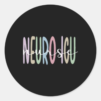 Neurologie Intensiv C Runder Aufkleber