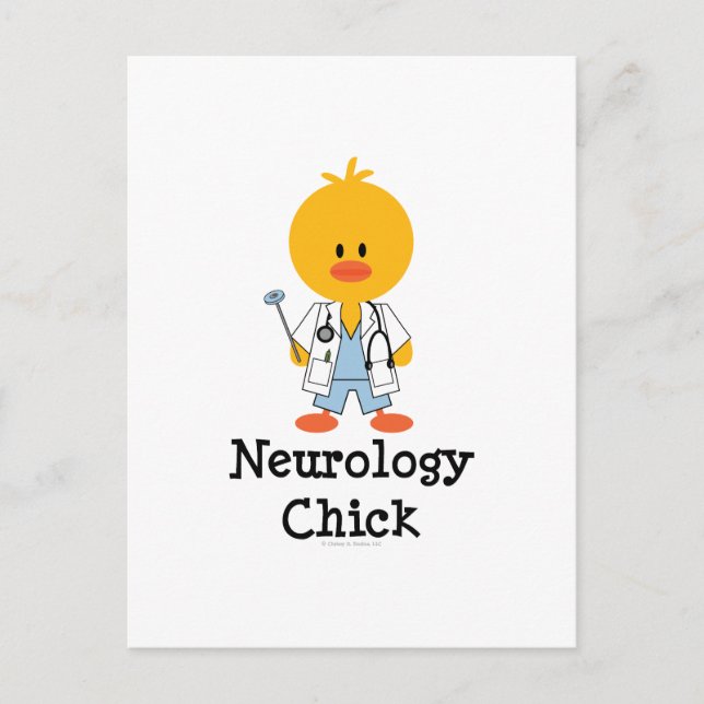 Neurologie Kick Postkarte (Vorderseite)