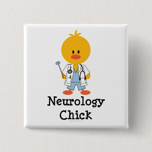 Neurologie-Küken-Knopf Button