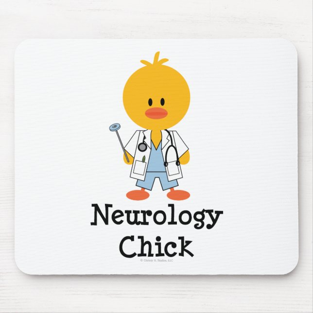 Neurologie-Küken Mousepad (Vorne)