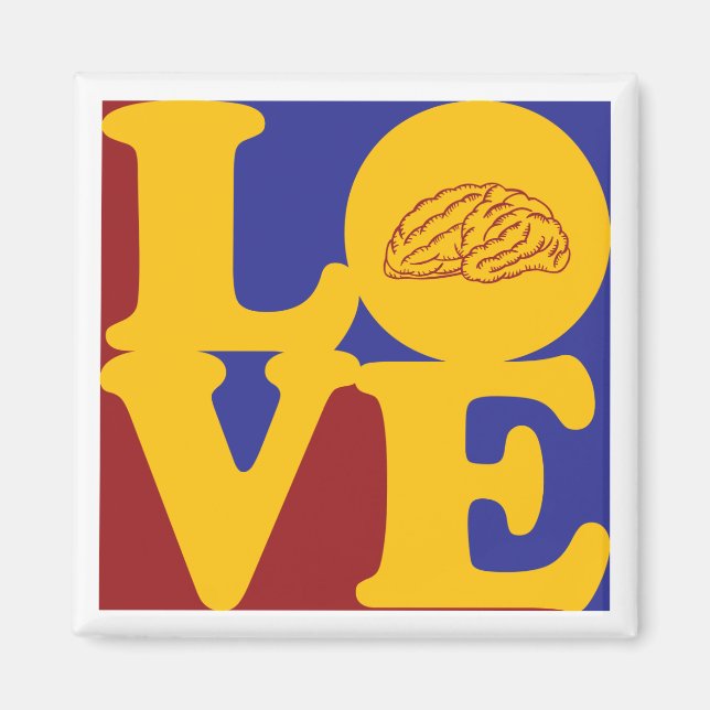 Neurologie Liebe Magnet (Vorne)