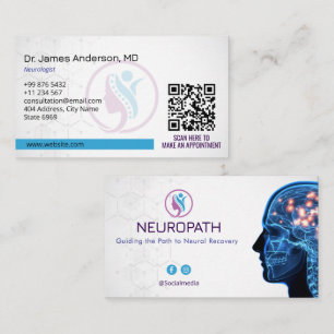Neurologie   Minimalistisch Visitenkarte