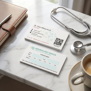 Neurologieklinik-Geschäft Saubere Terminvereinba Visitenkarte