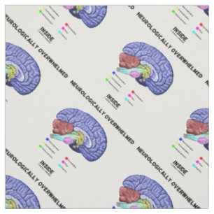 Neurologisch überlastet im Gehirn Anatomie Stoff