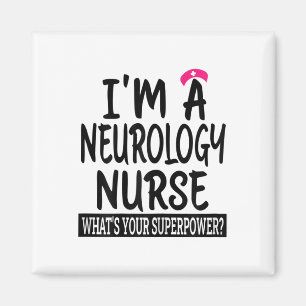 Neurologische Krankenschwester Damen Lustige Pfleg Magnet