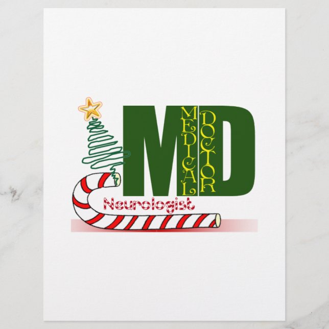 NEUROLOGIST MERRY CHRISTMAS NEUROLOGY (Vorderseite)