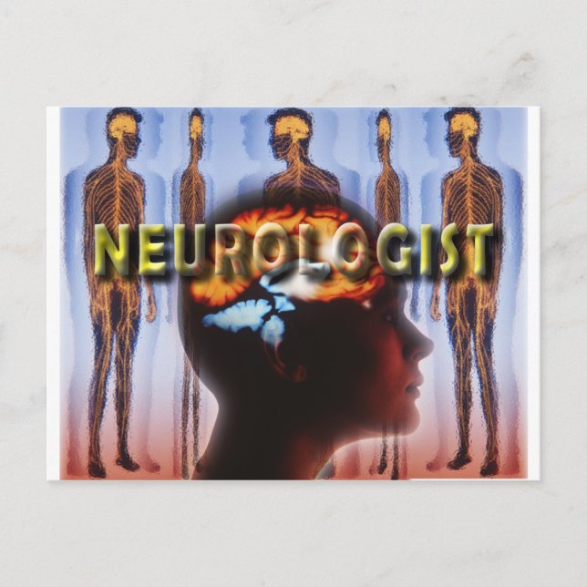 NEUROLOGISTISCHE NEUROLOGIE POSTKARTE (Vorderseite)