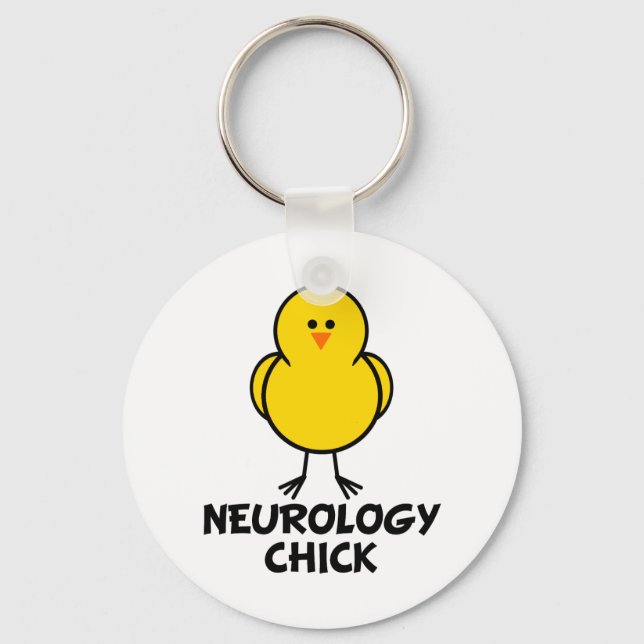 Neurology Chick Schlüsselanhänger (Vorderseite)