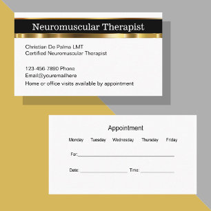 Neuromuskuläre Therapie Terminkarte