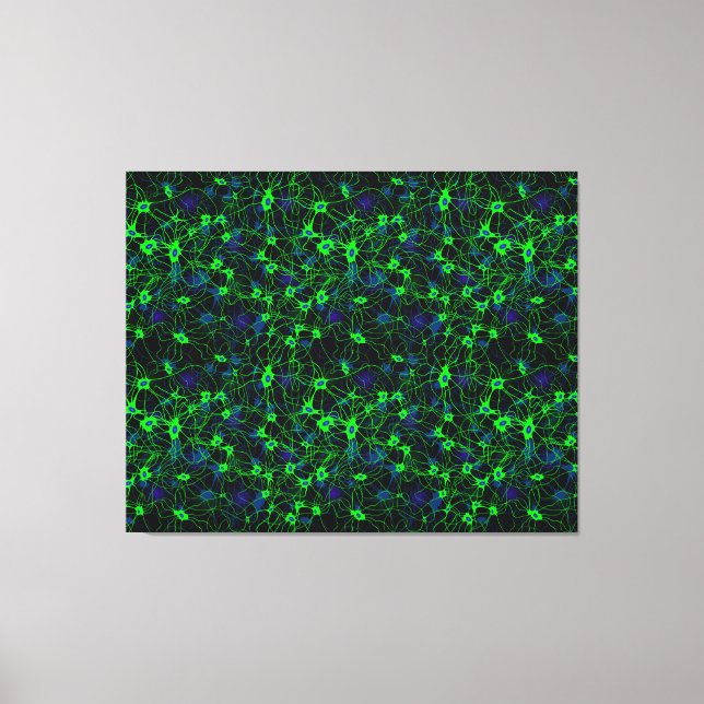Neuron City Canvas Print Leinwanddruck (Vorderseite)