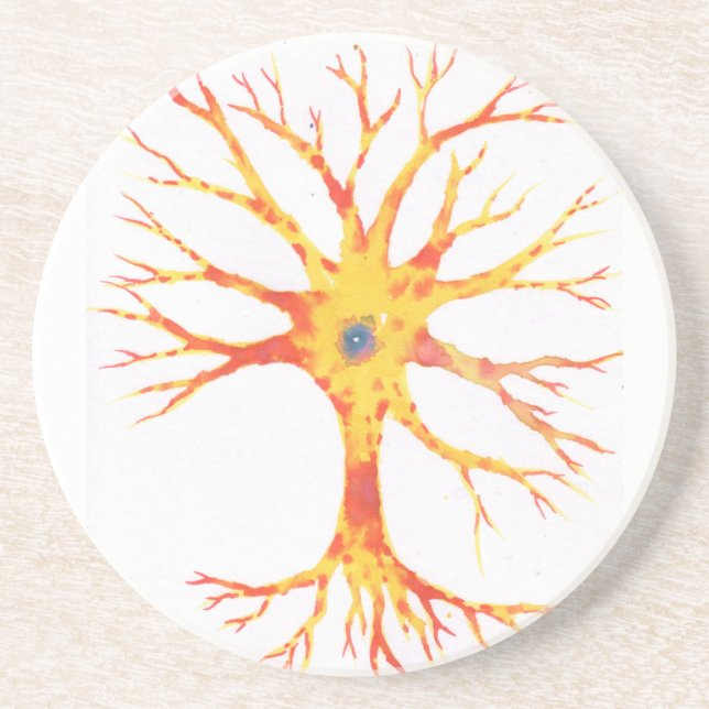 Neuron Getränkeuntersetzer (Vorne)