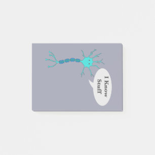 Neuron I Know Stuff Post-it Klebezettel