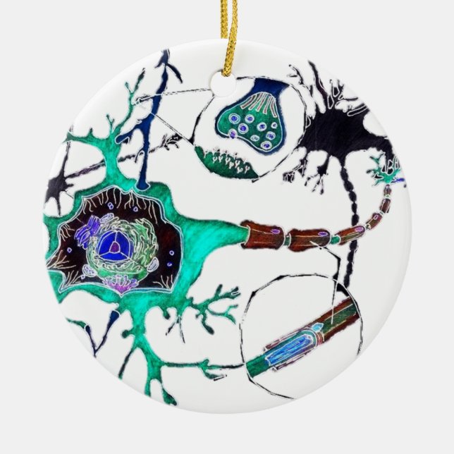Neuron! Keramikornament (Vorne)