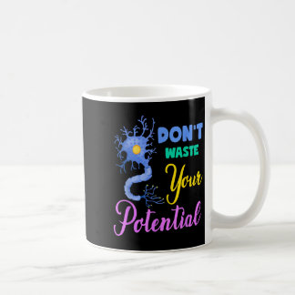 Neuron, verschwenden Sie Ihr potenzielles Gehirn n Kaffeetasse