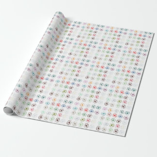 Neuronal Abstrakt Multicolor Art Throw Kissen Geschenkpapier
