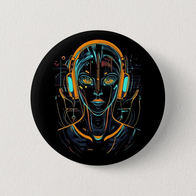 Neuronale Frequenz Button (Vorderseite)