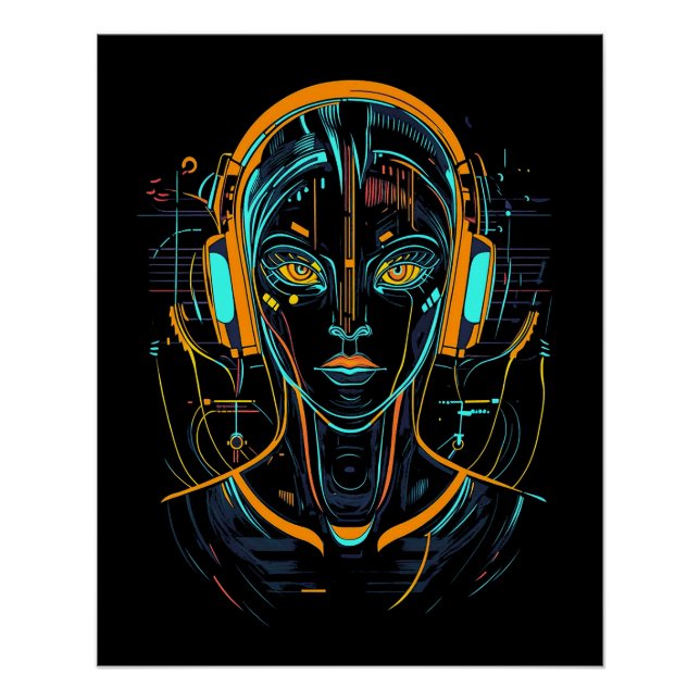 Neuronale Frequenz Poster (Vorderseite)
