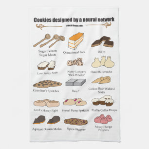 Neuronale Netzcookies Geschirrtuch