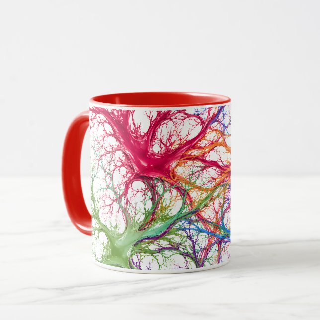 Neuronaler Garten Tasse (Vorderseite Links)