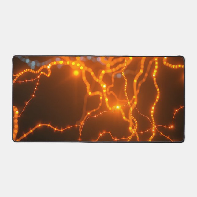 Neuronales Licht: Elektrische Lichtwege Schreibtischunterlage (Vorderseite)