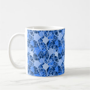Neuronales Netzwerk Blaue Neuronen Kaffeetasse