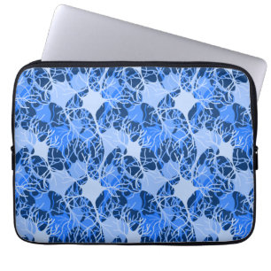 Neuronales Netzwerk Blaue Neuronen Laptopschutzhülle