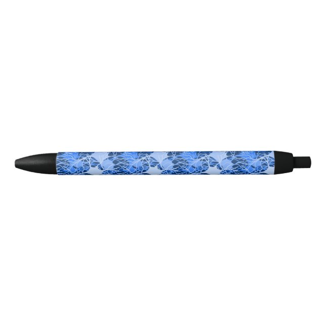 Neuronales Netzwerk Blaue Neuronen Pen Kugelschreiber (Vorderseite)