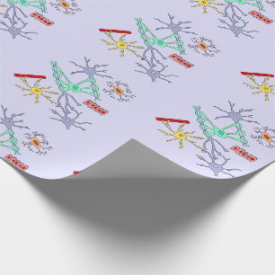 Neuronen und Glias Geschenkpapier